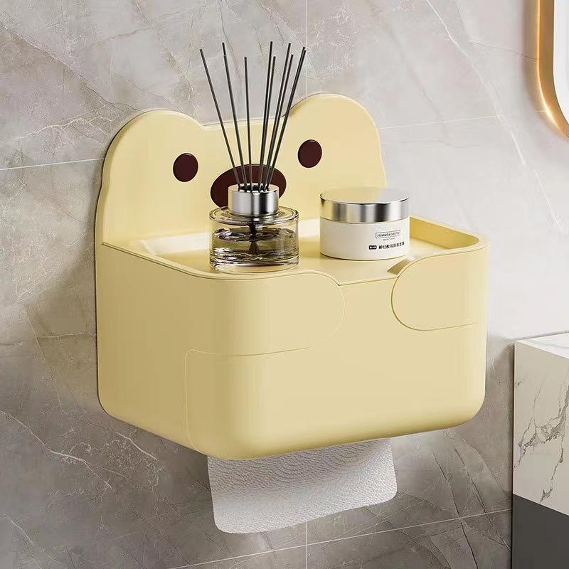 Настенная коробка для салфеток в ванной комнате, ящик для туалетной бумаги с героями мультфильмов