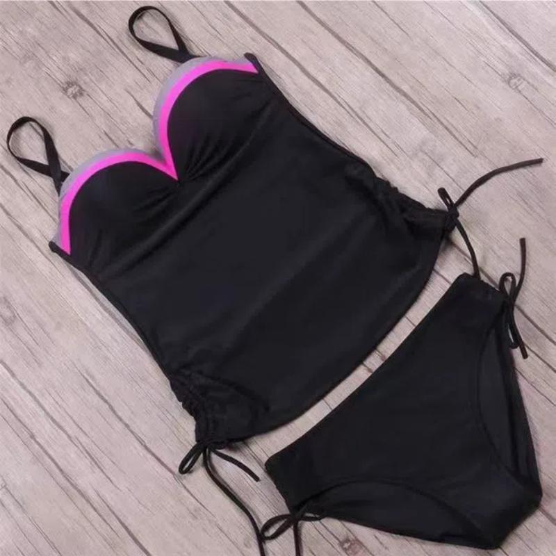 Летние купальники-бикини для женщин, Push Up, женские комплекты Tankini, пляжная одежда, бразильский купальник, спортивные купальники для женщин