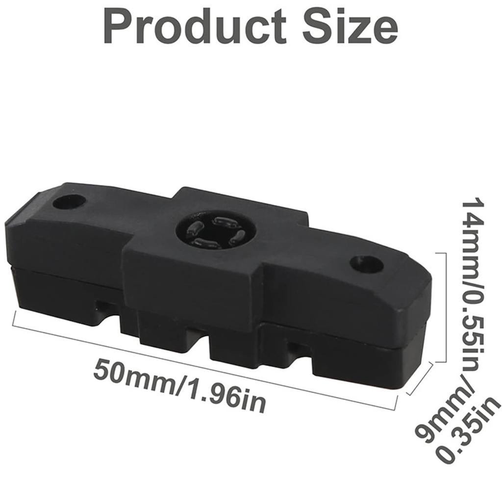 2 шт. черные велосипедные тормозные колодки, велосипедные тормозные колодки V-brake, тормозные колодки для горного велосипеда, простая установка
