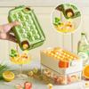 Press Type Ice Cube Tray With Storage Box Ice Cube Maker Ice Box Tray Kitchen Gadget Ice Bucket Ice Mould for Beer Quick-freeze