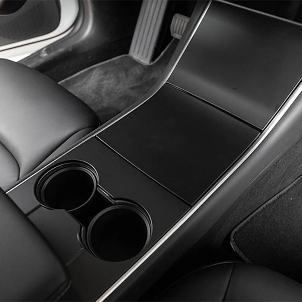 Наклейка на центральную консоль автомобиля, защитная накладка на внутреннюю декоративную пленку для центральной панели управления Tesla Model3 2017-2020