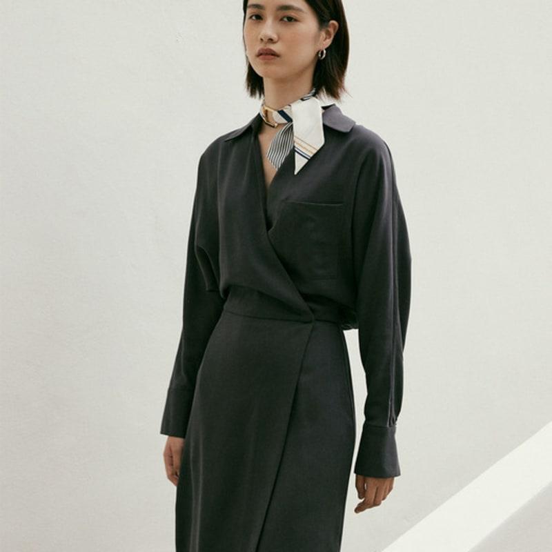 Saint Luxure Silk Twilly Scarf Vane Ivory SL21FSTVNIV