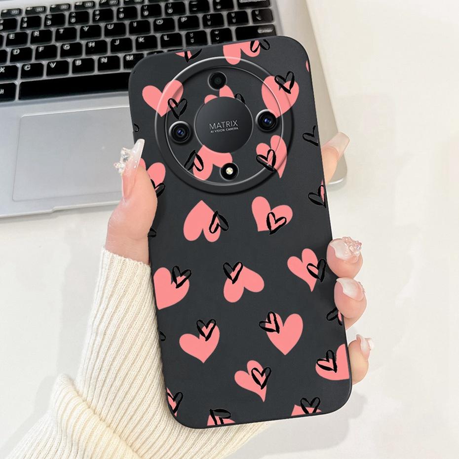 Cute Cartoon Phone Case For Honor X9b X9a 5G Soft Silicone Shockproof Cover For Honor X9a X9B 5G Cases Bumpers