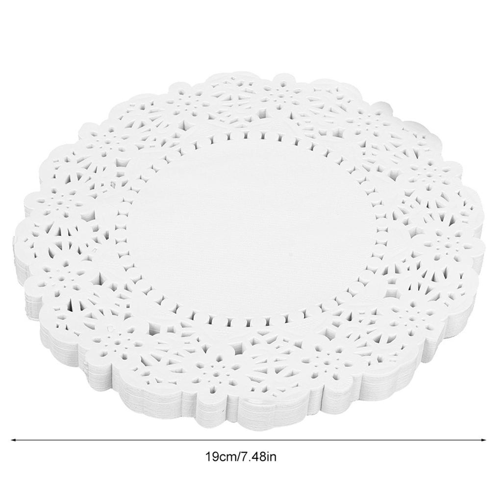 150 шт одноразовых впитывающих масло белых кружевных бумажных салфеток для выпечки Инструменты Аксессуары