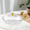 Fruit Bowl with Lid Decorative Dish Container Multipurpose Dessert Tray Food Serving