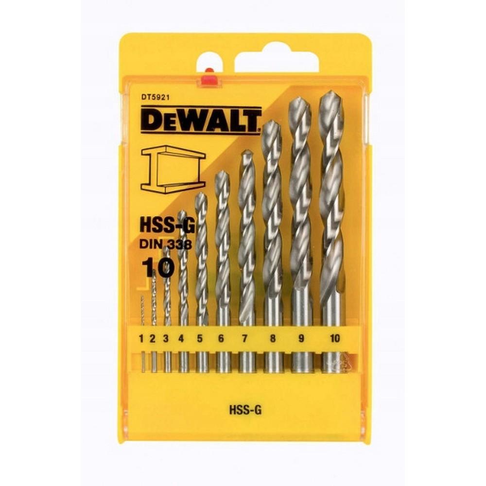 Dewalt HSS Steel Drill Bit Set (Pack of 10)