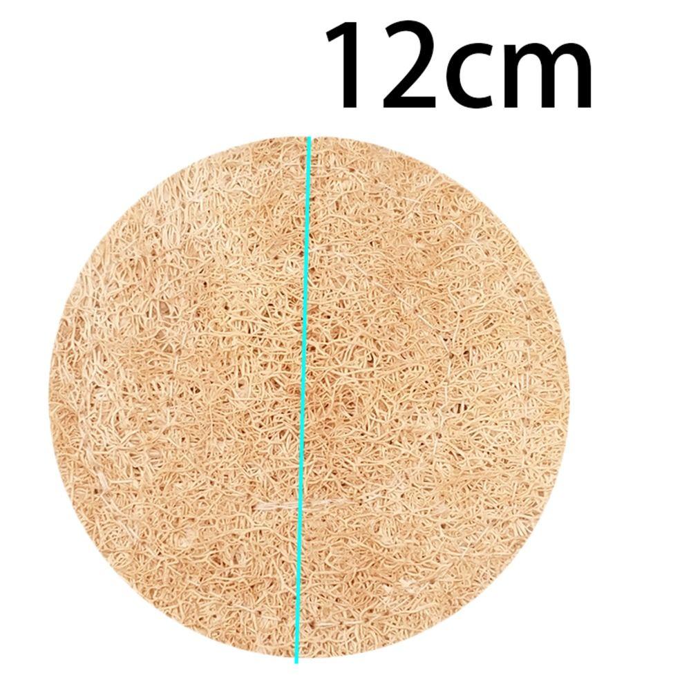 Круглая подставка под чайную чашку из люфы, коврик из люфы, подставка под чайник для чайного набора Кунг-фу, чай