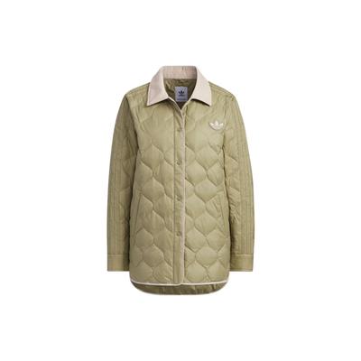 Оригинальная теплая женская куртка-пуховик с цветным логотипом и логотипом зеленая IN0980