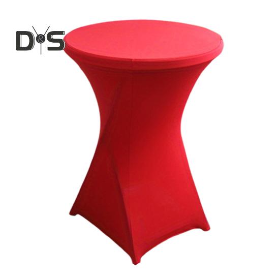 Чехол для коктейльного столика, однотонный дизайн, высокая эластичность, маслостойкая, универсальная посадка, простая установка, круглая скатерть с высоким верхом