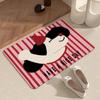 Бытовой мультяшный коврик для пола Маленькая собачка Милый ковер Ванная комната Нескользящий Впитывающий коврик для ног Туалет Утолщенная подушка