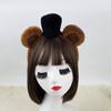 Lovely Plush Bear Ear Headband for Women Girl Birthday Party Gathering Headpiece School Event Accessory Stage Hairhoop