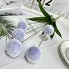 Плюшевый Флок Искусственный Цветочный Шар для Свадьбы и Улучшения Фотосцены