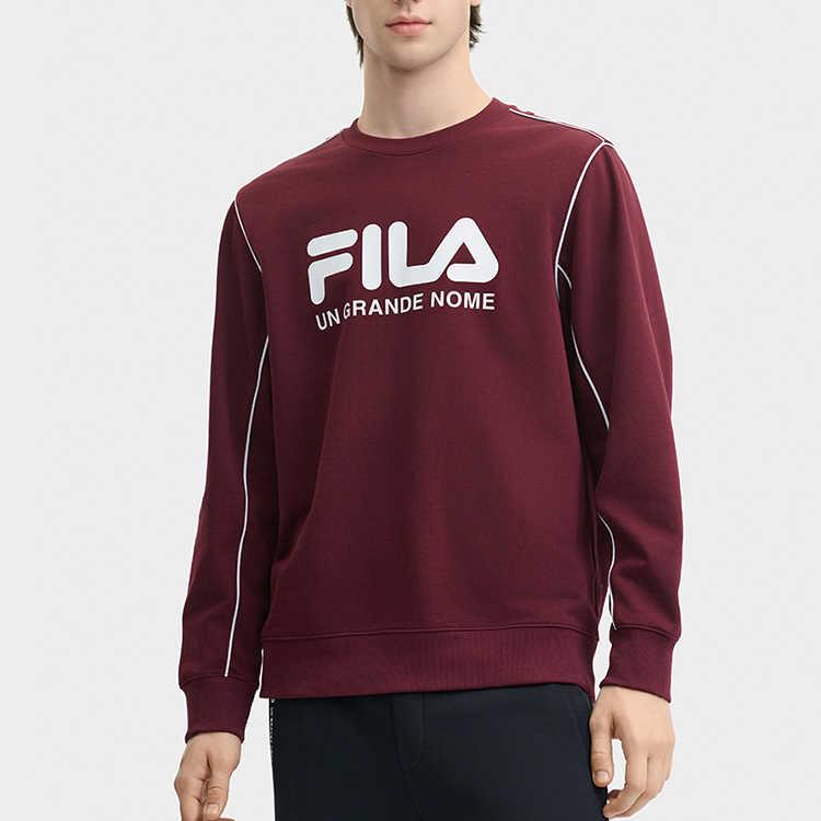 Новая мужская толстовка FILA ORIGINALE Tree Port бордового цвета F11M449211FWI