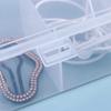 Dustproof Data Cable Storage Box Transparent Cable Holder 5 Grids Cable Container  Charging line
