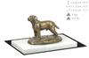 Labrador Retriever - dog figurine, statue on white marble, trophy for Art-Dog dog show exhibition