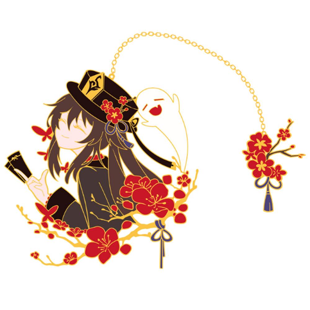 Эмалированные булавки Genshin Impact Xiao Kaedehara Kazuha Venti, брошь-булавка, металлический значок, коллекция пуговиц, сувенир, подарок для косплея