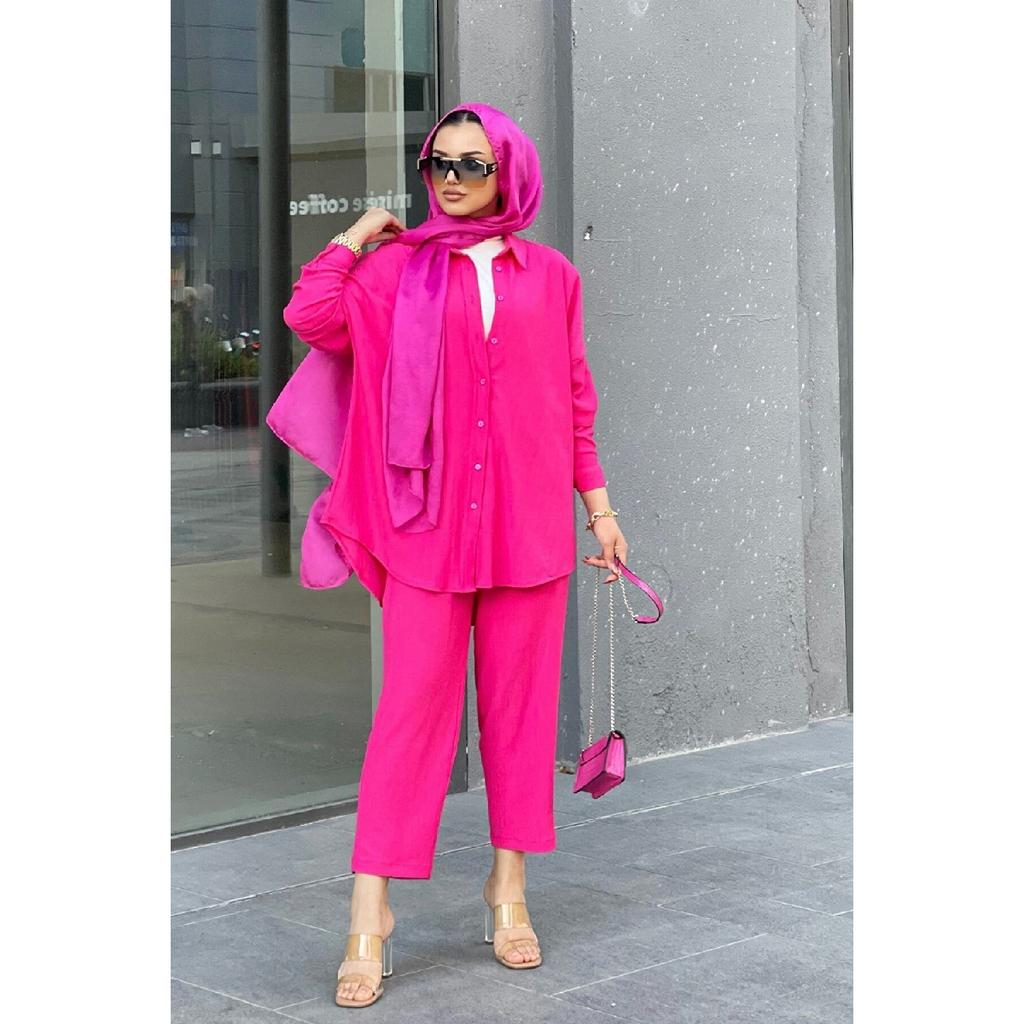 Women's Hijab Suit With Trousers