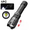 High Power LED Flashlight USB Rechargeable Torch Strong Light Flashlight Long Range Tactical Zoom Lamp Outdoor Camping Lantern