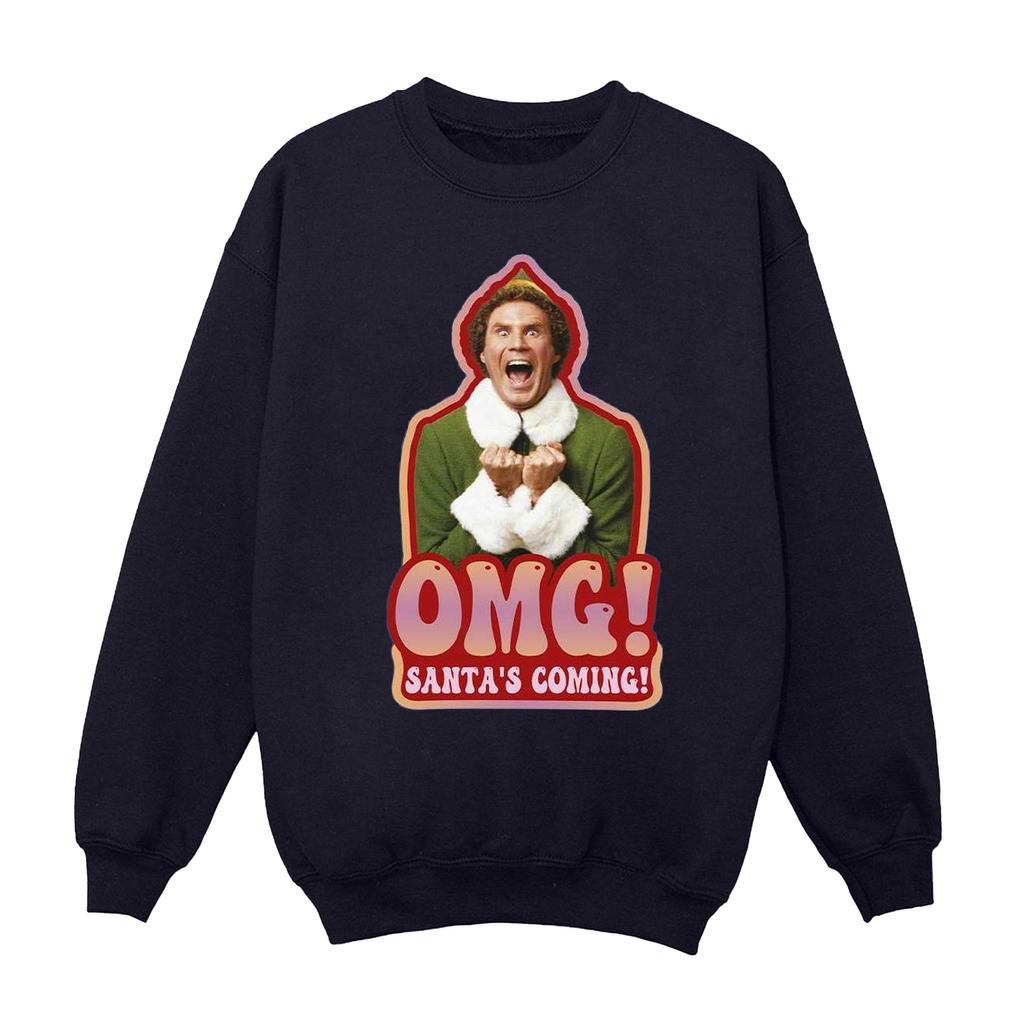 Elf Mens Santa´s Coming Sweatshirt