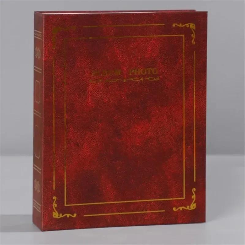 Семья 6 дюймов 100 фотографий 10x15 см Изображение Художественные фотоальбомы Интерстициальный альбом Классический ретро фотоальбом Коллекция Домашнее украшение