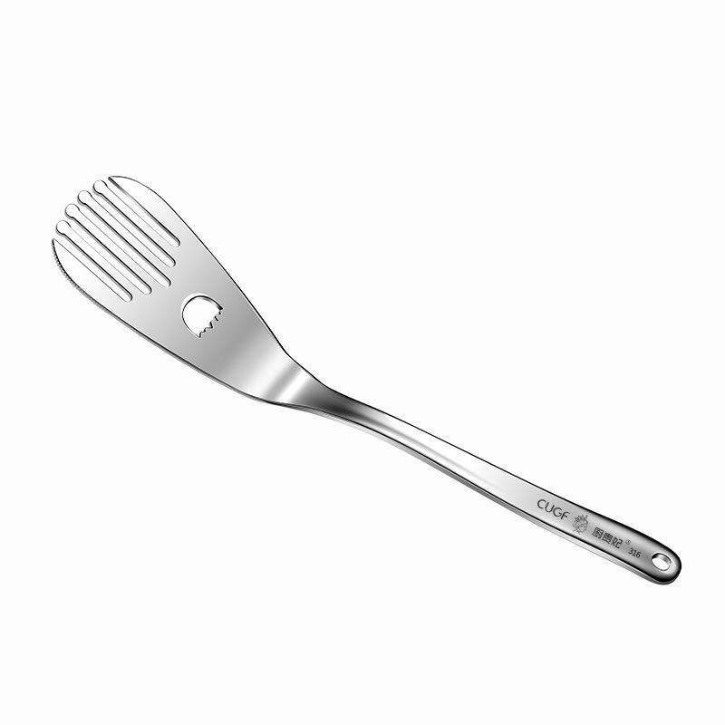 1 шт., лопатка из нержавеющей стали 316, лопатка для стейка, инструмент для омлета, кухонный теппан, многофункциональная лопатка для жарки