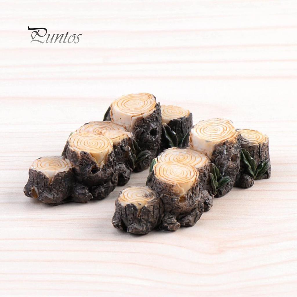 Миниатюрный пень из смолы, микропейзаж, сказочный сад, мини-украшение, декор для кукольного домика