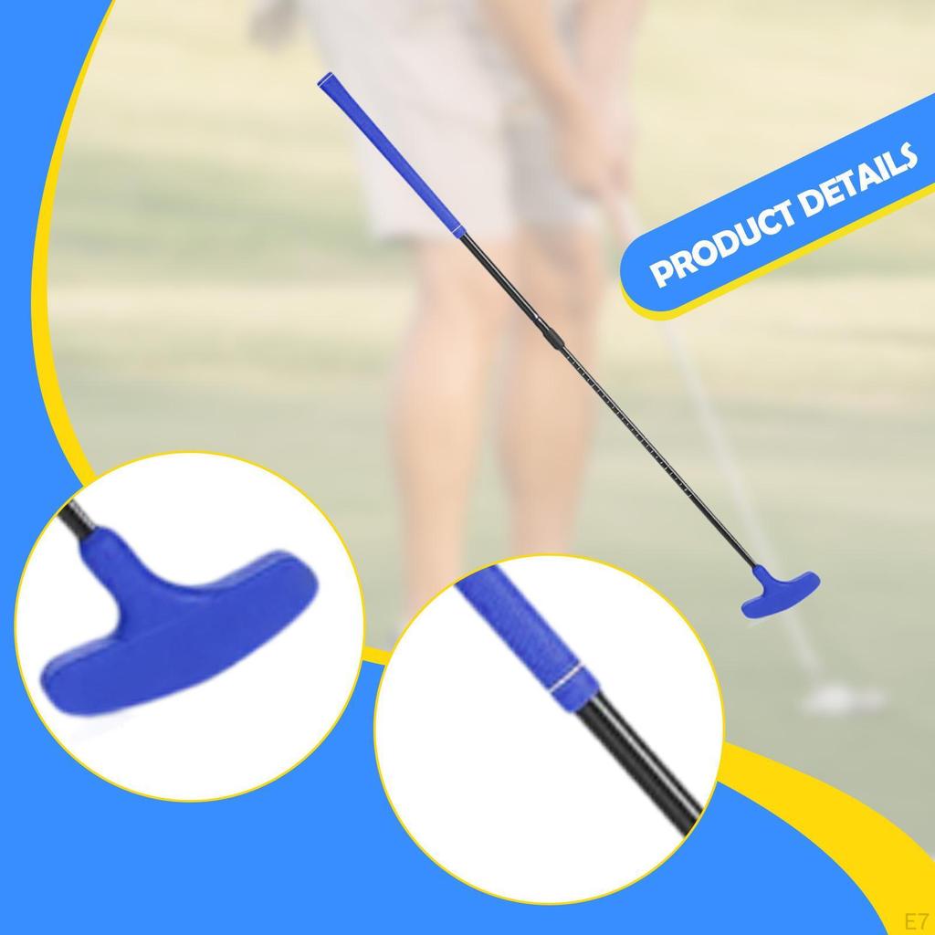 Регулируемый гольф-паттер для детей и взрослых, выдвижной клюшка двумя способами для дома, офиса, лужайки