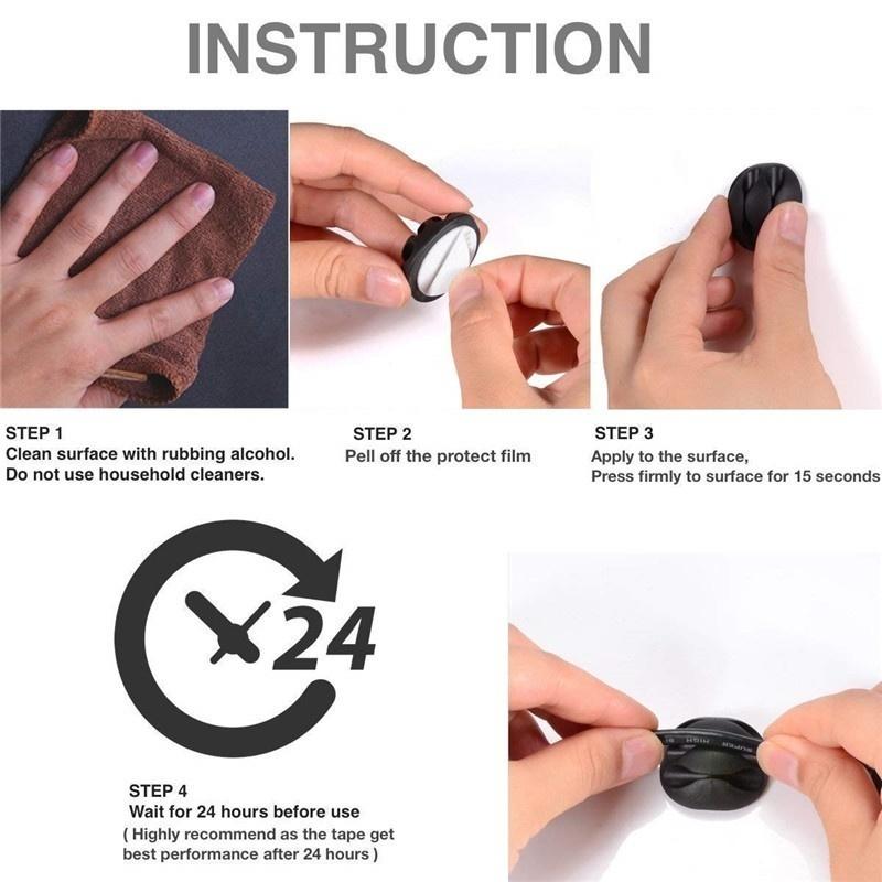 5/10/15 шт., зажимы для кабеля, органайзер для намотки кабеля, настольный органайзер для хранения проводов, зарядное устройство, держатель шнура для автомобиля, зарядка через USB-порт, планшет