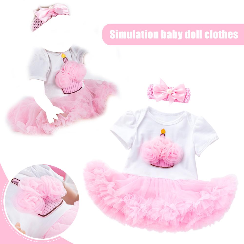  Кукольная одежда наряд аксессуары розовый принцесса дюймовый комплект для 18 мальчик одежда S9R9
