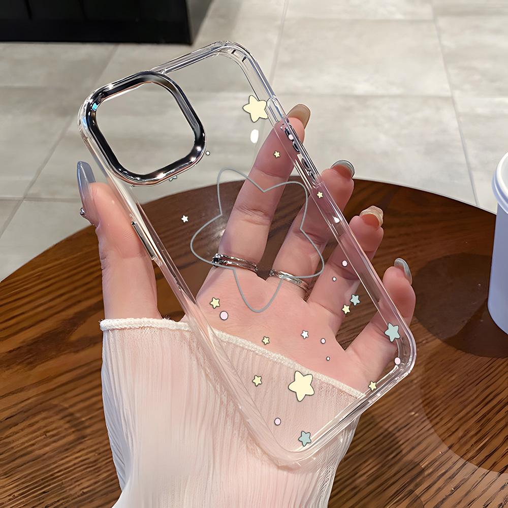 Прозрачный чехол для телефона для iPhone 11 12 13 iPhone 13 14 15 Pro 15 16 Pro Max Samsung A15 A16 A25 A26 A55 A56 S25 S24 S22 S23 Ultra S25 Edge