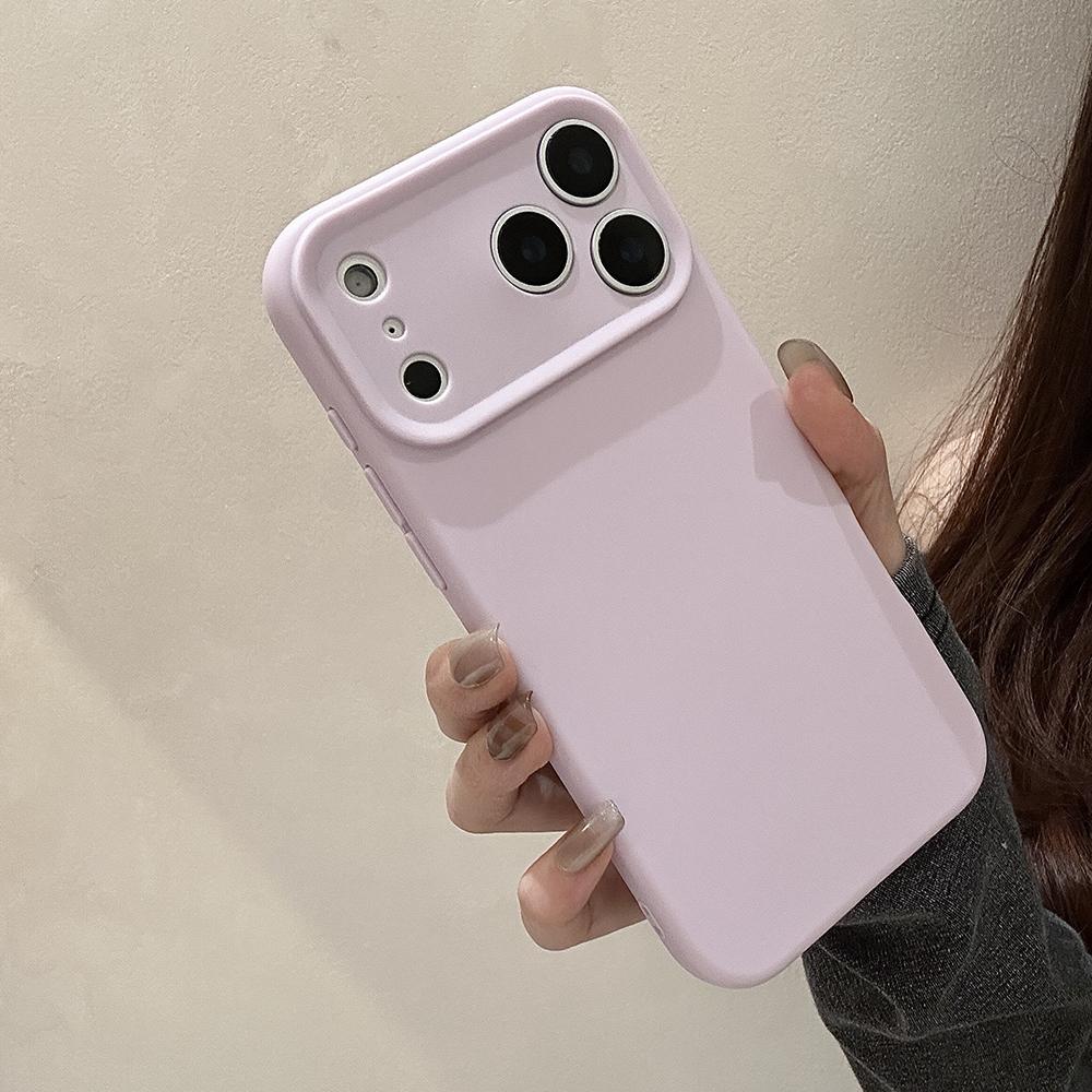 Силиконовый противоударный чехол для телефона для Iphone 17 Air 16 Pro Max 15 Plus 14 Pro 13 12 11 Защита объектива камеры Минималистичный Полностью закрывающийся Матовый чехол