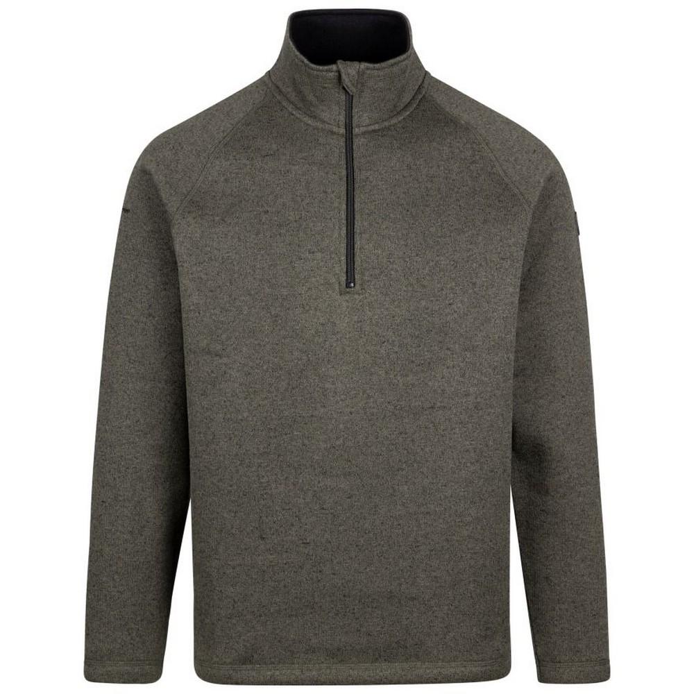 Mens Corsham Marl Half Zip Fleece Top