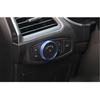 For 2015- Ford Edge Blue Aluminum Headlight Switch Control Knob Ring Trim 1X