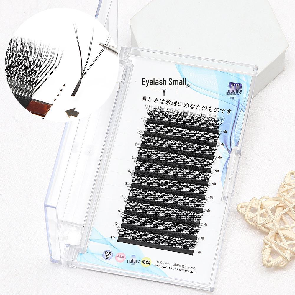 Натуральные, мягкие W-образные цветущие ресницы клевера состоят из пучка из 6 переплетенных между собой ресниц, что предотвращает распускание корней.