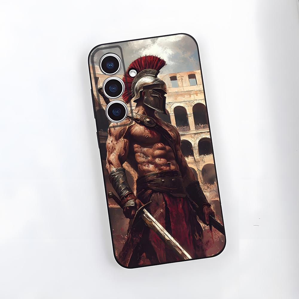 Чехол для телефона S-Spartan Warriors для Samsung A25 A13 A33 5G A54 A36 A35 A56 A52 A14 Ударопрочный Мягкий чехол