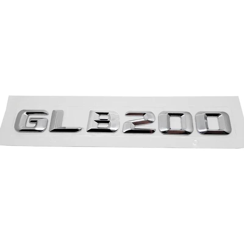 Car Letter Sticker Rear Emblem for Mercedes Benz GLB180 GLB200 GLB220 GLB250 GLB260 GLB300 GLB350 GLB400 GLB450 Trunk Decal