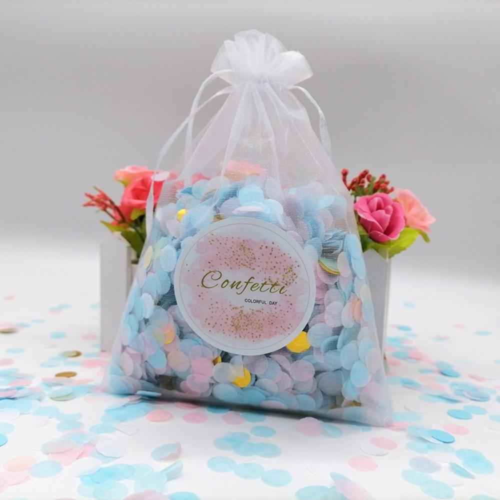 3 пакета круглых конфетти поп красочный прозрачный наполнитель для воздушных шаров новый бумажный конфетти свадебное украшение