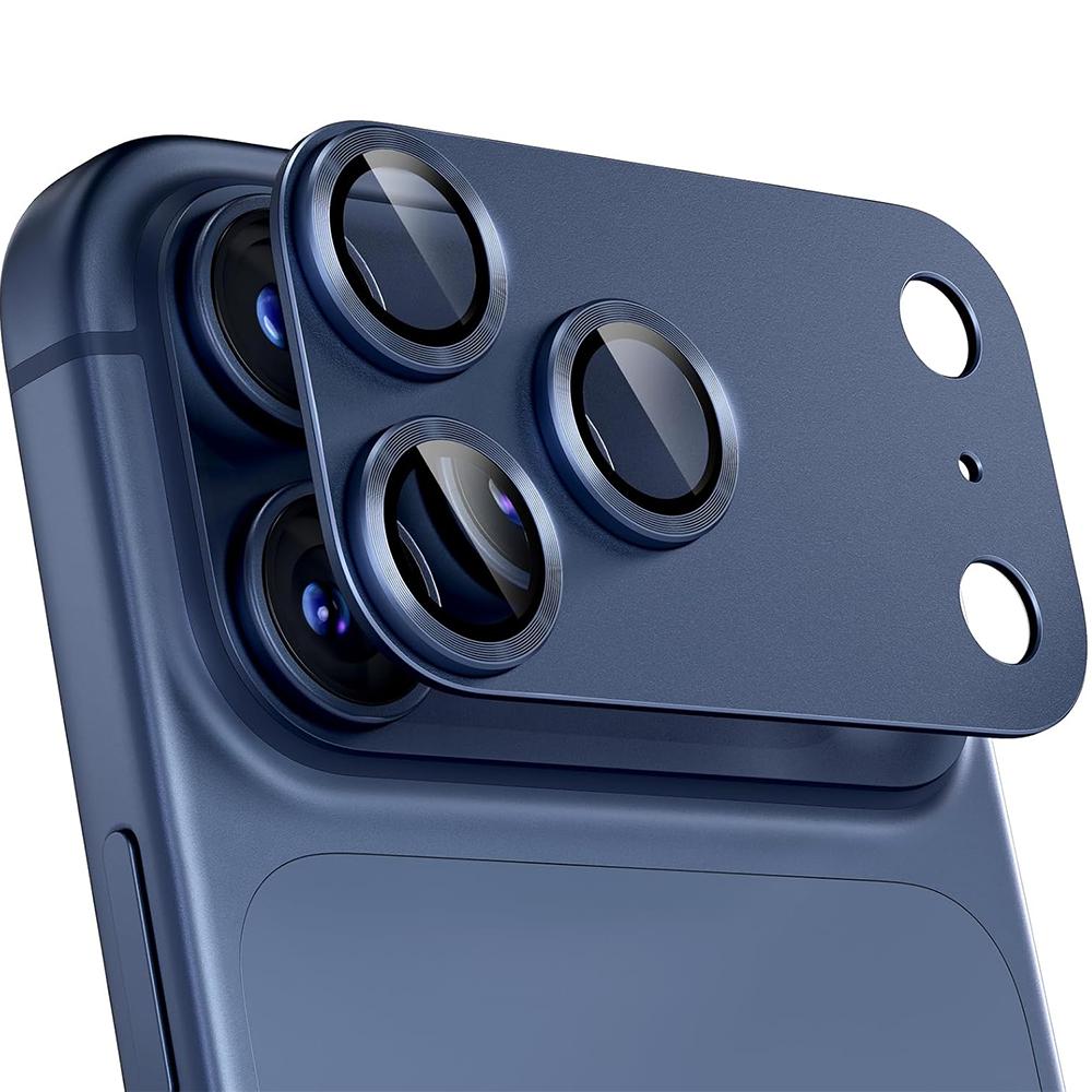 1/5 шт. Металлическое кольцо-броня Защита объектива камеры для IPhone 17 Pro Max Защитная крышка объектива для IPhone17Pro Пленочная крышка из стекла для камеры