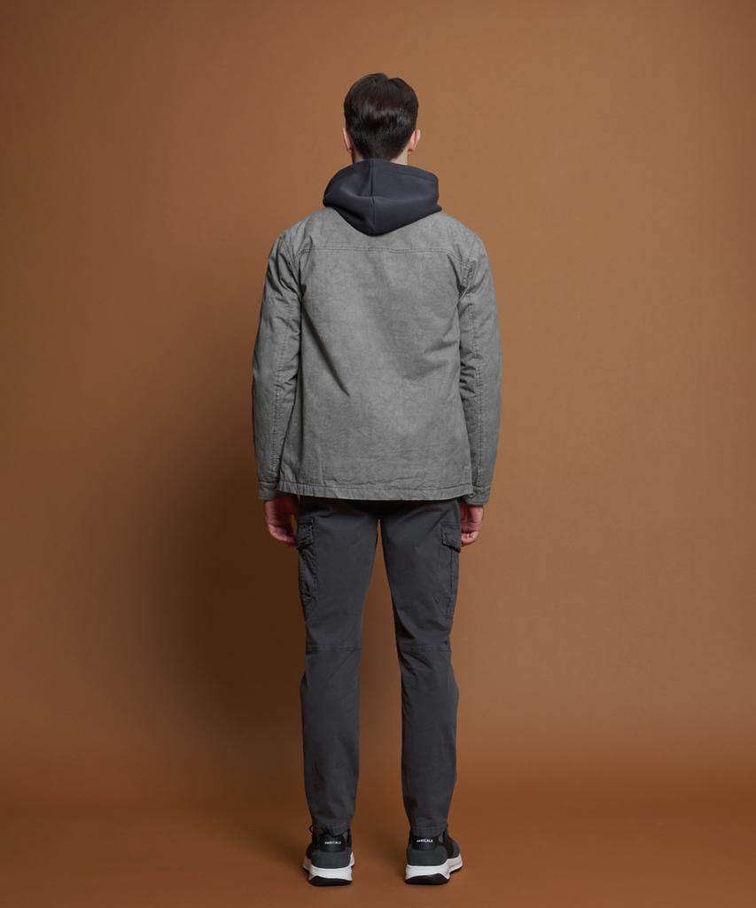 Panicale Grey Washed Cotton Jumper