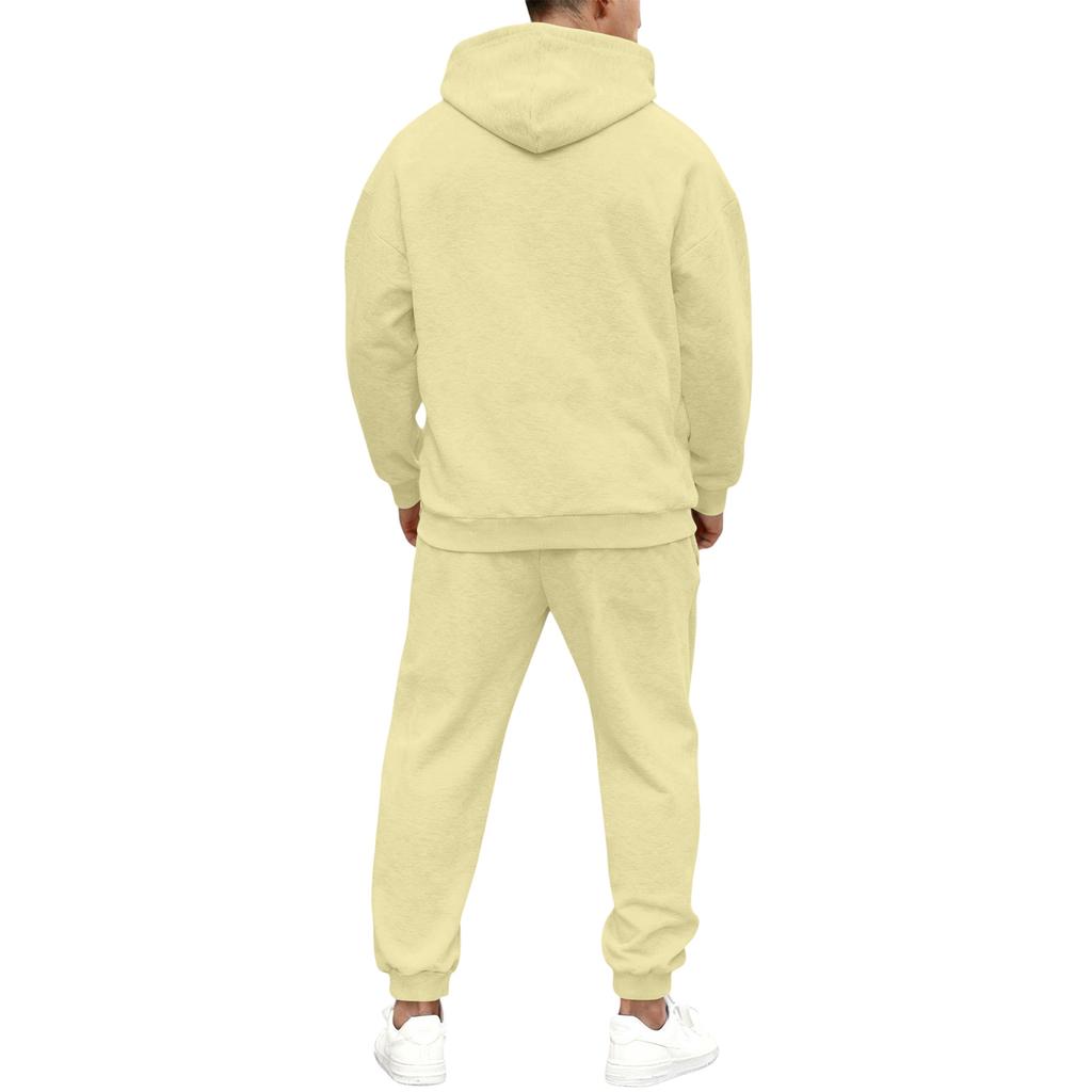 Мужской спортивный костюм с капюшоном на осень/зиму