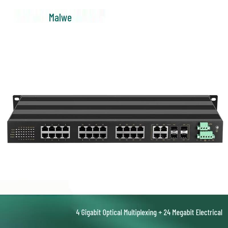 Промышленный гигабитный Ethernet-коммутатор Maiwei на 28 портов