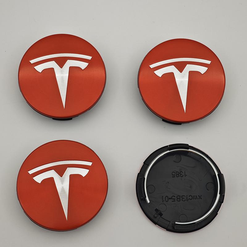Tapas de cubo de centro de rueda de coche originales de 56mm, cubierta adhesiva para Tesla Model Y Model 3 2017-2023/MODEL3 High