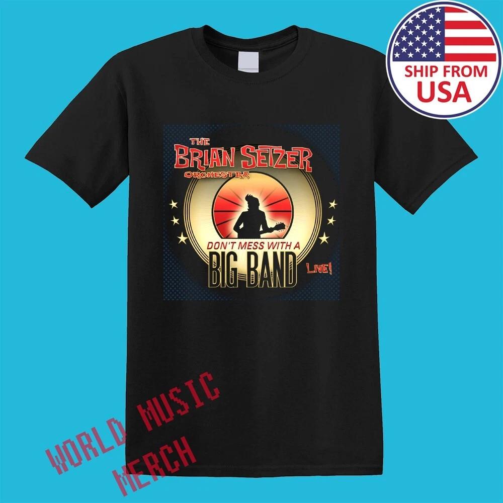 Brian Setzer Don't Mess Men's Black Size S-5XL