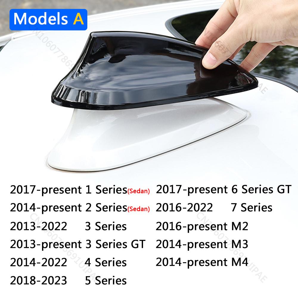 Glossy Black Car Roof Shark Fin Antenna Aerials Cover For BMW 1234567 Series X1 X3 X4 X5 X6 X7 M2 M3 M4