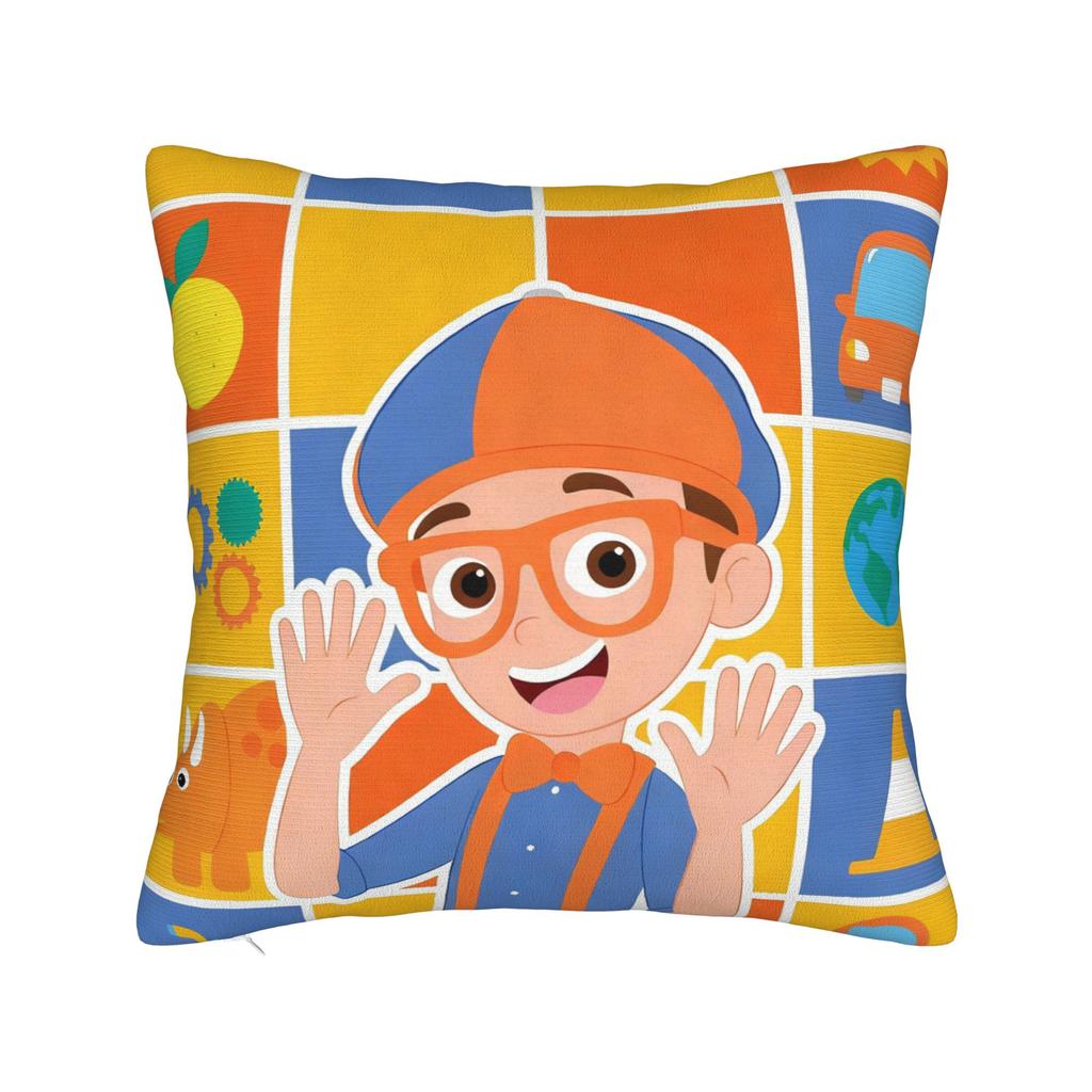 Cartoon B-Blippiing Pillow Case Custom Pillow Cover Kawaii Pillowcases For Sofa Bedroom Home Decor