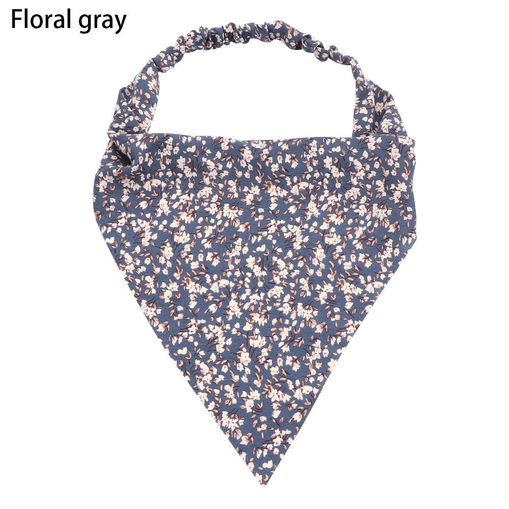 Платок с цветочным принтом, повязка на голову, женские повязки на голову, эластичная резинка для волос, шарф для волос для женщин, головной платок