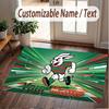 Custom Rug South Sydney Rabbitohs Pattern Print Name Text Soft Non‑Slip Floor Carpet for Home Indoor Decoration