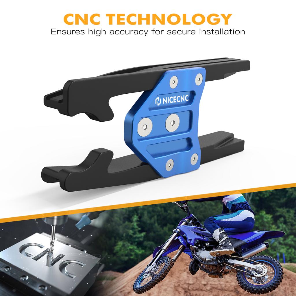NICECNC For Yamaha YZ85 YZ 85 2002-2021 2020 2019 2018 YZ85 Team Yamaha 2011-2014 Motorcycle Chain Support Protector Aluminum