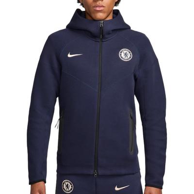 Мужская толстовка с капюшоном на молнии Nike Chelsea FC Tech Fleece Windrunner FZ4175-452