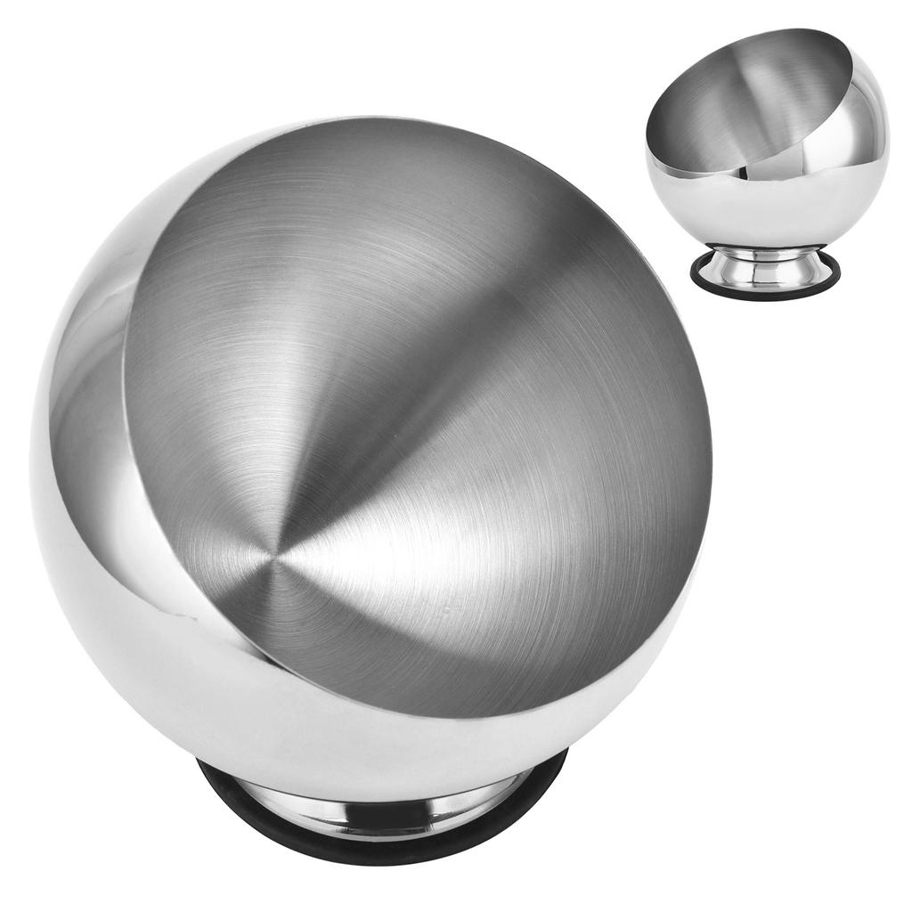 Seasoning Bowl Stainless Steel Hot Pot Restaurant Seasoning Container Sauce Pot with Base SilverS